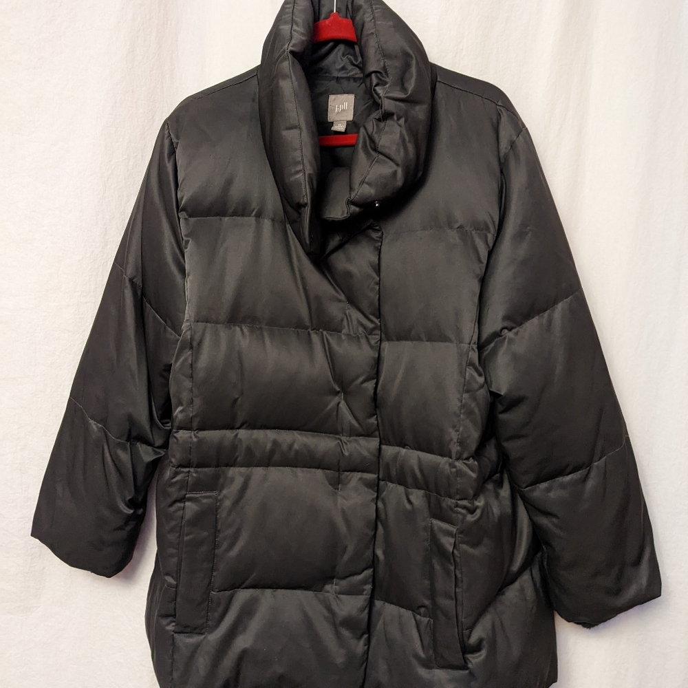 Warm!! J. Jill 1X Soft Down Jacket
